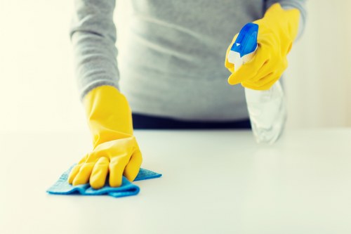 Professional house clearance in a London property