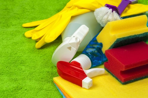 Acton office cleaning team sanitizing desks and shared surfaces