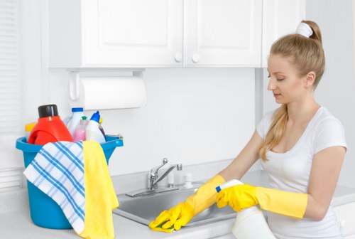 Exterior window cleaning service in Acton with reaching tools